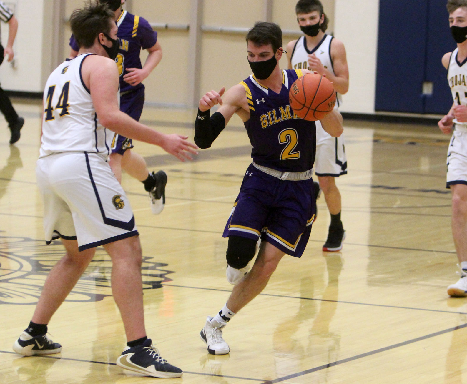Gilman at New Auburn boys basketball 2-16-21